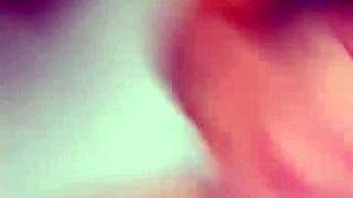 Blonde spreads shaved pussy wide by the window