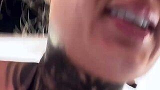 Wet Pussy Dripping Down Legs in Gym Workout Natural Tits Tease