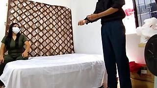 stepson spies stepmom fucking screaming orgasm