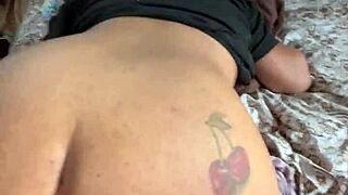 Phat Ass Latina Wife Squirts Hard Fingering and Doggystyle Pounding