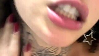 Petite Latina Brunette Gags Deepthroat Rides Rough POV Cum Tits!