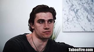 hey dude that creepy guy convinced the lesbian girlfriend to join in