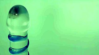 blonde roommate rams icy dildo in petite milf's tight ass