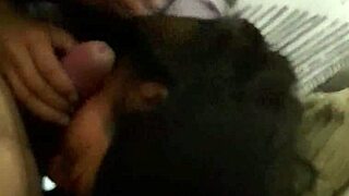 amateur homemade blowjob slurping huge cock deep