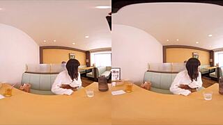 vr family restaurant cosplay jav babe exposes huge boobs fingering toys anal creampie