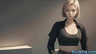 busty teen ai babe rides fat cock with big tits bouncing wild!