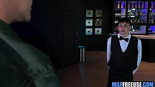 wife's tits bounce wildly in hot threesome fuck