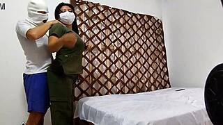 stepson spies stepmom fucking screaming orgasm