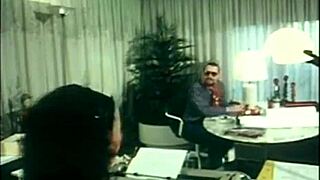 Secretary gags on cock while getting ass pounded full!