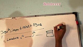 Nasty redhead teacher sloppily takes double toy penetration!