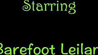 god, leilani lei teases her sexy feet and those bright green toes get me so hard in the bedroom now