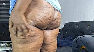 What if a horny bbw like mara exotic spread her fat pussy lips for full orgasm squirt show?