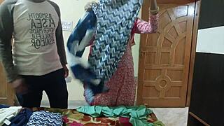 Desisaarabhabhi Convinces Stepmom for Girlfriend Roleplay Hard Ass Pounding