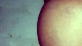 Ebony Stepsis Rides Dick To Wet Creampie!