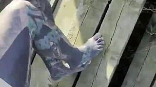 Just a tattooed happy hippy country girl chatting with cows and you too