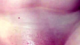 Riding Huge Dildo Deep in Chubby Asshole with Big Natural Tits