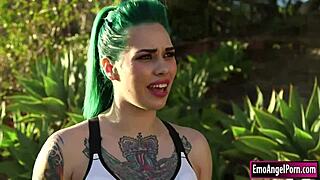 Tattooed Babe Deepthroats Monster BBC Before Anal Pounding