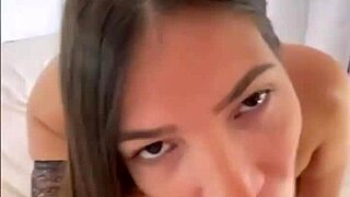 Does my latina friend's big ass riding your monster cock before gym make you crave her cum-filled mouth?