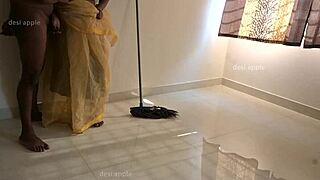 devar teases indian maid's curves before wild fuck