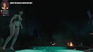 Girlfriend's swinger birthday party game with friends