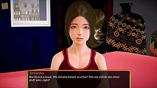 wanna see big ass redhead teen join family game fun?