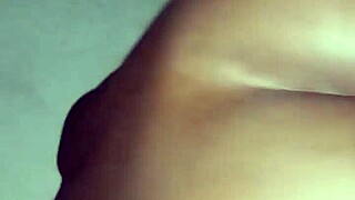 Ebony Stepsis Rides Dick To Wet Creampie!