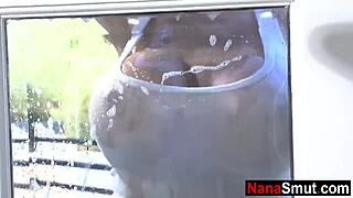 hey, step grandma joins the fun before i pound my step sis hard