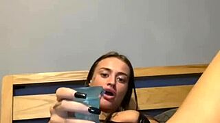 This slutty goth 19yr old puts on such a wild solo show!