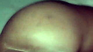 Ebony Stepsis Rides Dick To Wet Creampie!