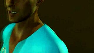 dream babe's perfect huge tits deepthroated by monster 3D cock