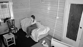 Hidden housewife squirting on dildo in puffy pussy—parody sex tape or real?