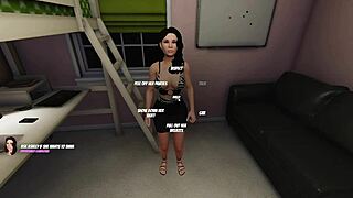 Girlfriend's swinger birthday party game with friends