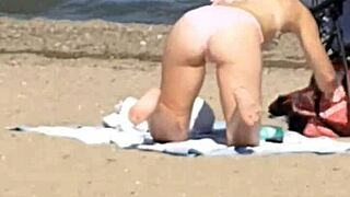 ever catch a pink princess shaking ass on candid beach hidden cam?