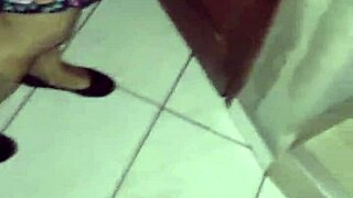 Peruvian big ass mature teacher flashes tits outdoors in lingerie pt 1