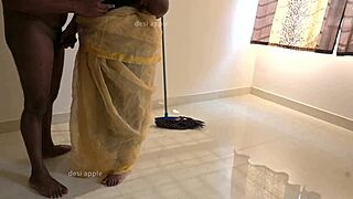 devar teases indian maid's curves before wild fuck