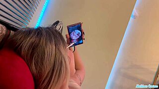 blonde ruiva deepthroat wet bbc blowbang pov