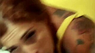 couple teases with blowjob facial cumshot on cruise ship