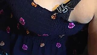 Peruvian big ass mature teacher flashes tits outdoors in lingerie pt 1