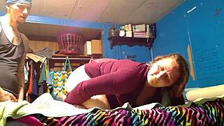 blonde tattoo slut bent over doggystyle getting fucked hard