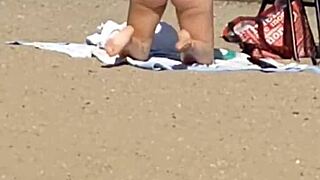 ever catch a pink princess shaking ass on candid beach hidden cam?