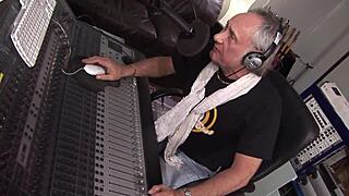 radiostation milf whore rips clothes for rough wet pussy 3some quickie pounding