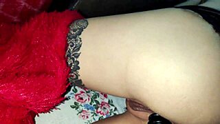 skinny latina roommate shoves bottle deep in tight wet dorm pussy