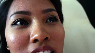 Wet interracial lesbians scissor lick pussies hard.