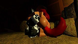 Who's milking this big-dicked wolf while getting fucked cowgirl and doggystyle?