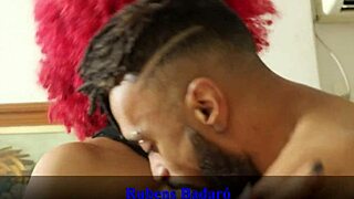 horny dp with half bros in red sheer 🔥🍆💦