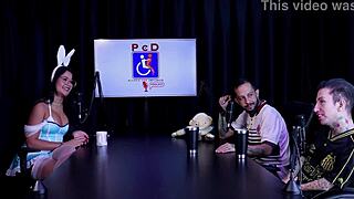 Tattooed Brazilian Tifany Rocha's Saucy Interview Casting Full of Sheer Red Putaria