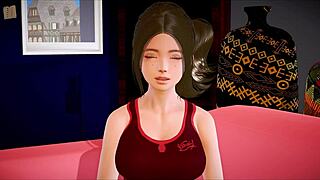 wanna see big ass redhead teen join family game fun?