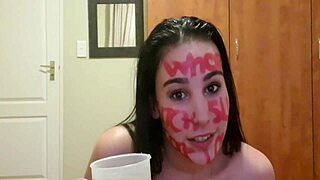 Punish myself pissing slapping gagging dirty talk whore