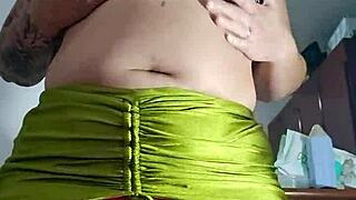 My Swollen Pussy Stretches Tiny Bikini to the Limit!