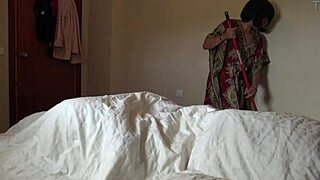 a hotel maid freaks when i whip out my huge black french cock